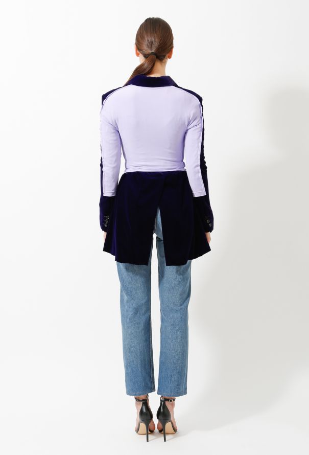 Comme des Garçons F/W 2007 Trompe l'Œil Velvet Jacket - 6