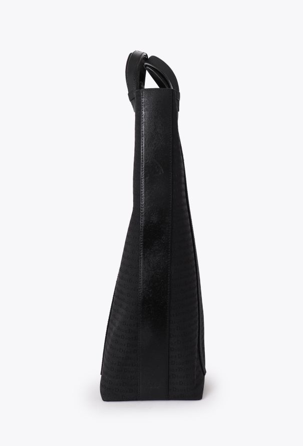 Dior Black Monogram Tote Bag - 4