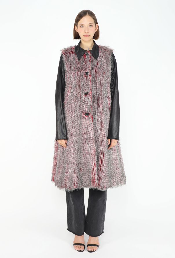 Issey Miyake Early 2000s Ombré Plume Coat - 2