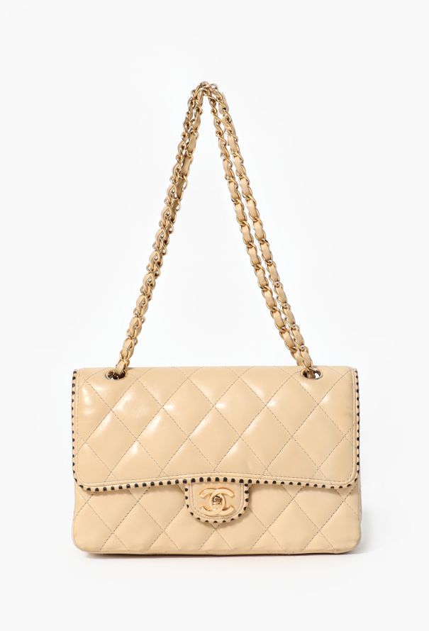 Chanel Woven Trim Medium Timeless Bag - 2