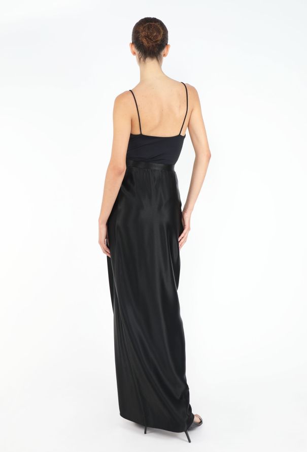 Saint Laurent Haute Couture 1985 Draped Wrap Skirt - 5