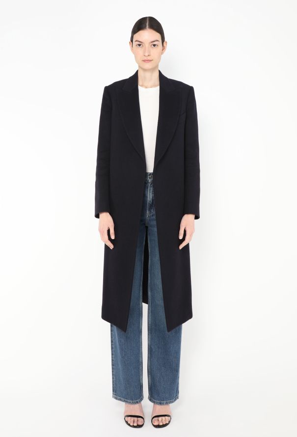 Céline 2011 Cashmere Chesterfield Coat - 1