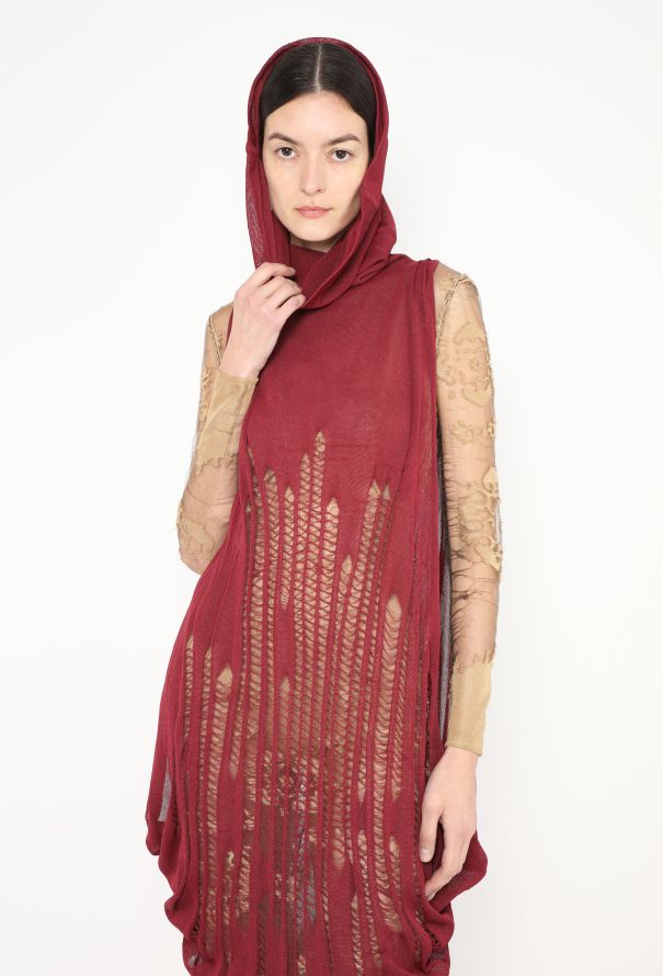 Givenchy HAUTE COUTURE Fall 1999 Distressed Layered Tunic - 5 Givenchy HAUTE COUTURE Fall 1999 Distressed Layered Tunic - 5