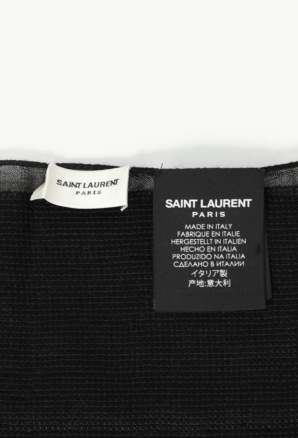 Saint Laurent Paillette Scarf - 5
