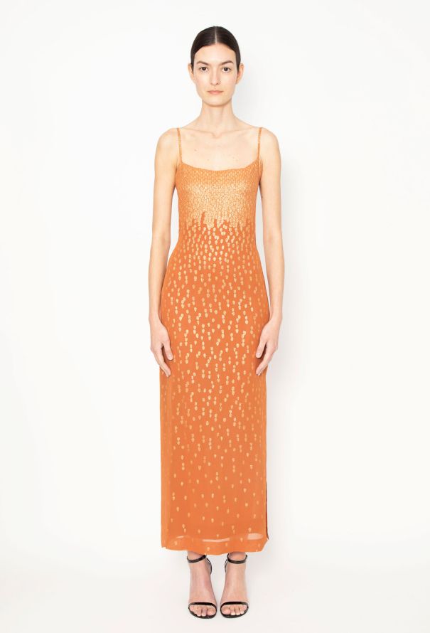 Christian Dior COLLECTOR 1976 Lamé Georgette Ensemble - 2