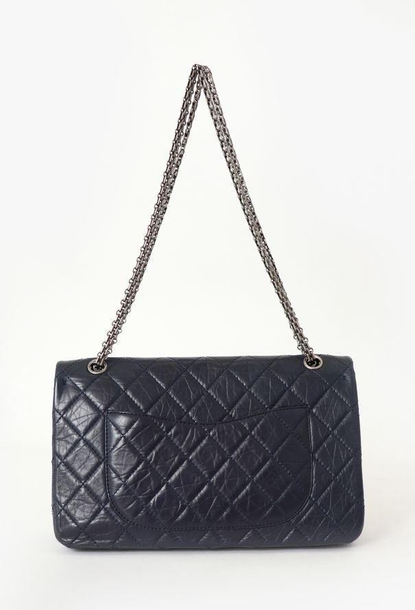 Chanel Blue 2.55 Jumbo Flap Bag - 6