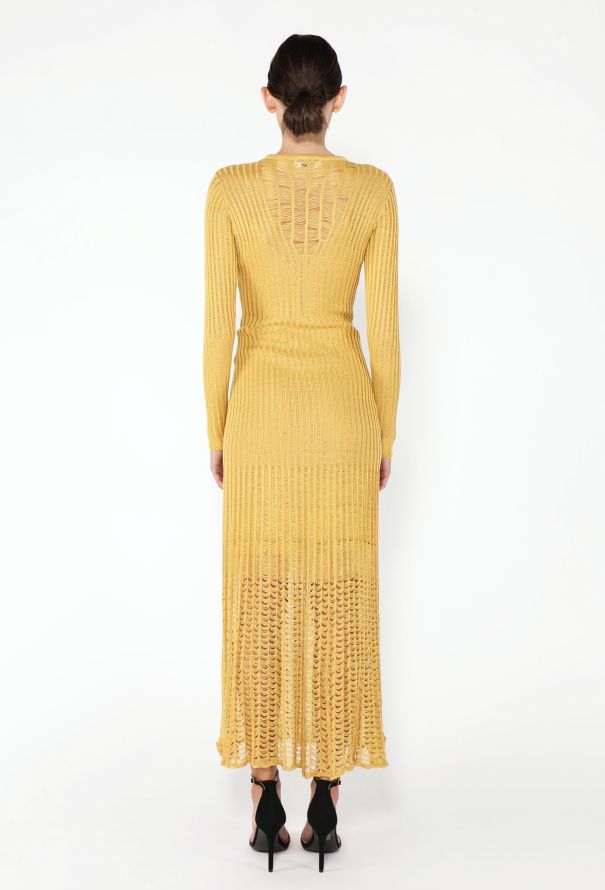 Gabriela Hearst S/S 2023 Maia Silk Knit Dress - 4