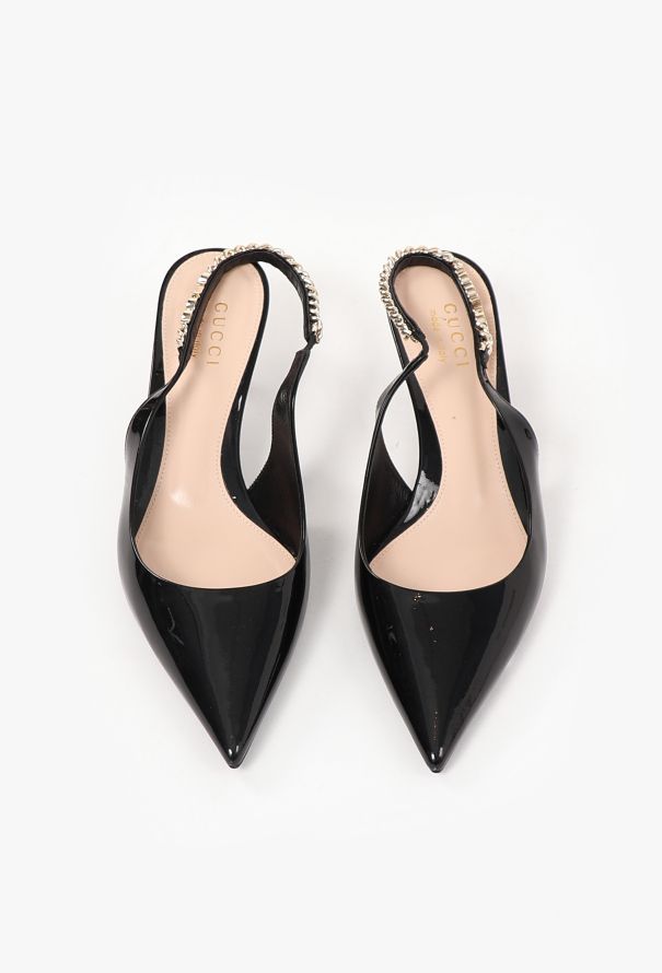 Gucci S/S 2024 Signoria Chainlink Slingbacks - 4