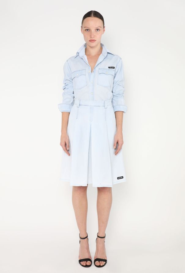 Miu Miu 2023 Western Cotton Shirt - 3 Miu Miu 2023 Western Cotton Shirt - 3