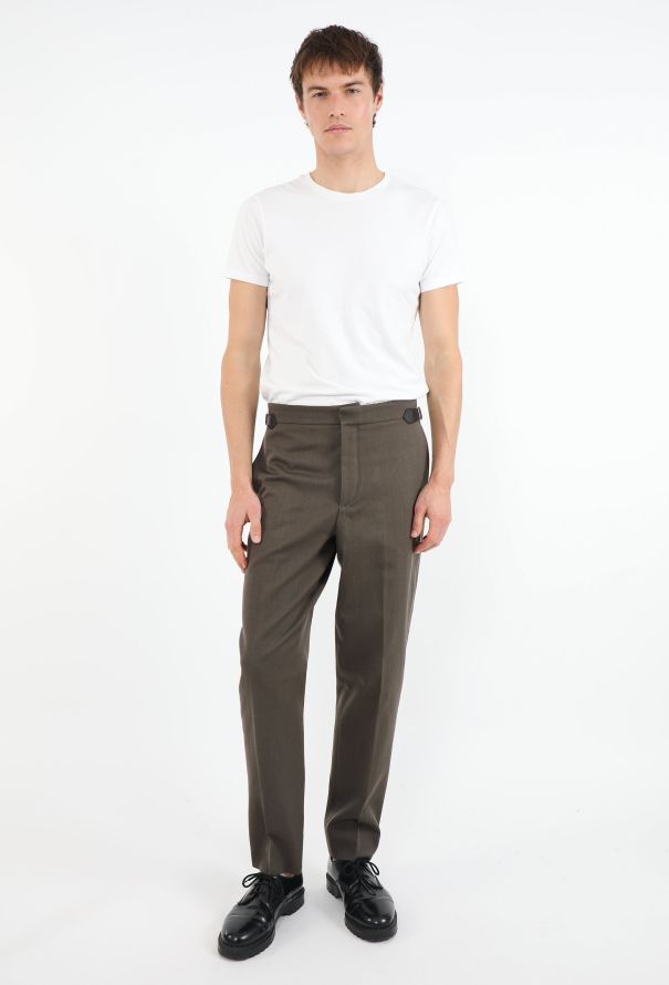 Hermès Buckled Twill Trousers - 2