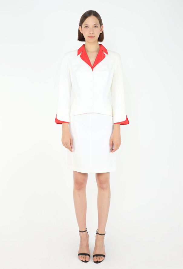 Thierry Mugler '90s Sculpted Piqué Skirt Ensemble - 3