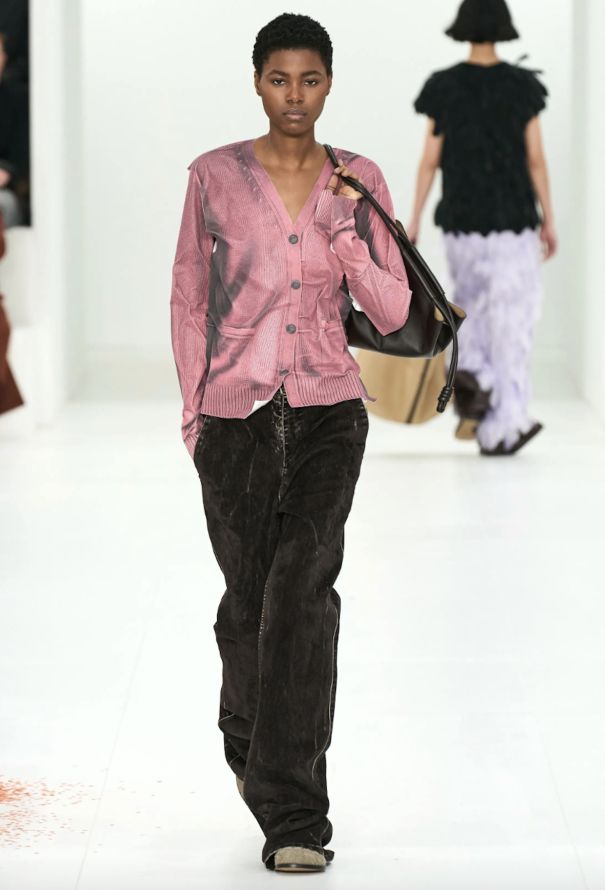 Loewe F/W 2023 Crushed Velvet Jeans - 2