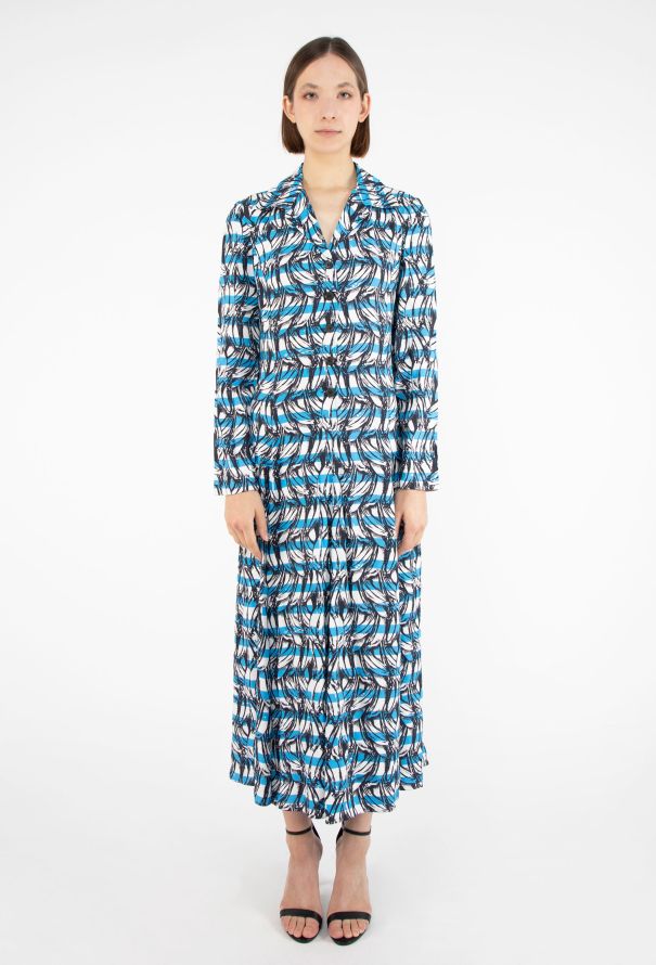 Prada F/W 2018 Banana Print Dress - 1