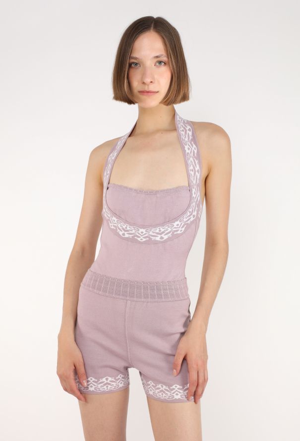 Alaïa Open-Back Halter Set, S/S 1992 - 2