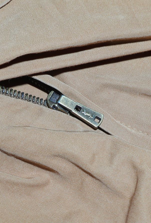 Saint Laurent Belted Gabardine Safari Dress - 6