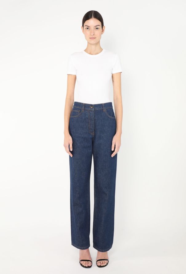 The Row 2023 Borjis Straight-Leg Jeans - 1