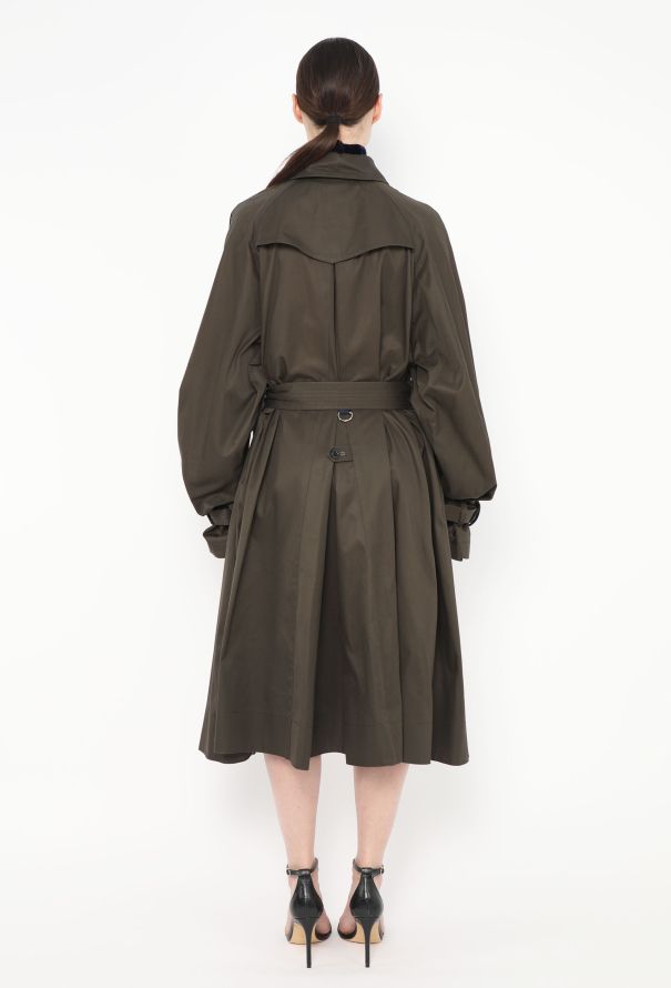 Sacai F/W 2021 Belted Velvet Trench Dress - 5 Sacai F/W 2021 Belted Velvet Trench Dress - 5