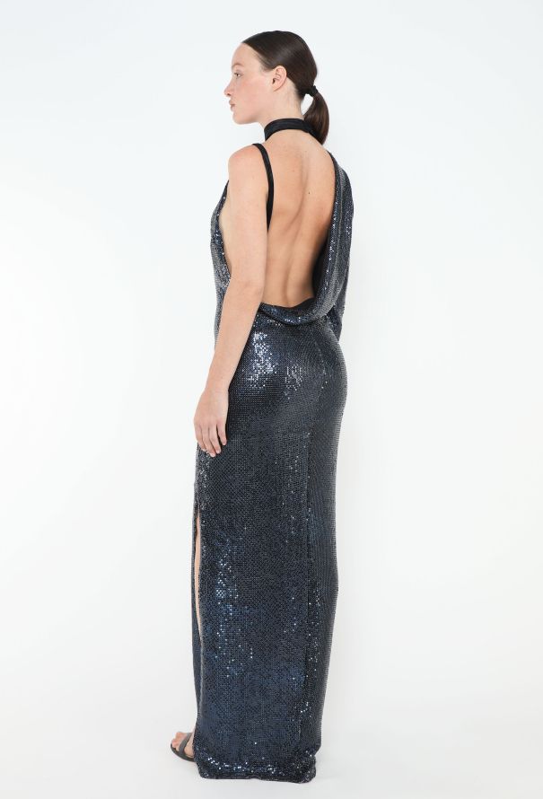 Tom Ford One-Shoulder Mesh Chainmail Gown - 2 Tom Ford One-Shoulder Mesh Chainmail Gown - 2