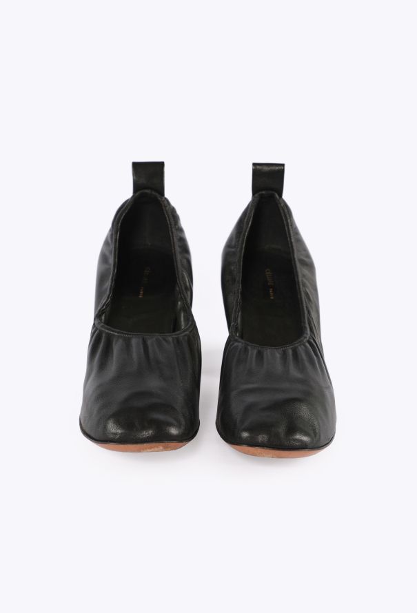 Céline Ruched Leather Ballerinas, S/S 2015 - 4