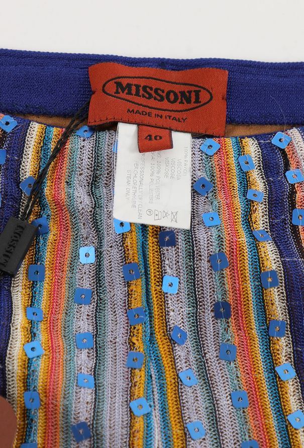 Missoni Sequin Palazzo Knit Pants - 5