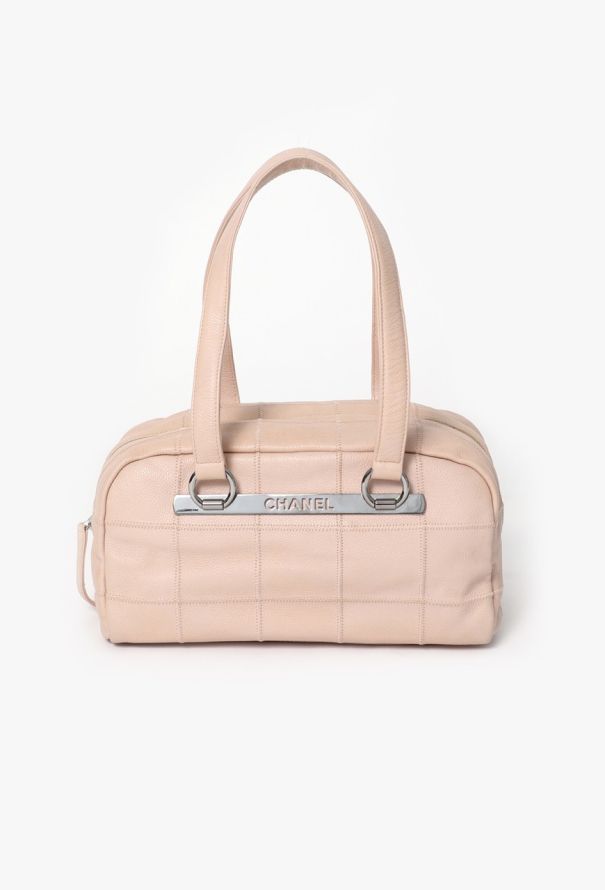 Chanel Caviar Chocolate Bar Bowling Bag - 1