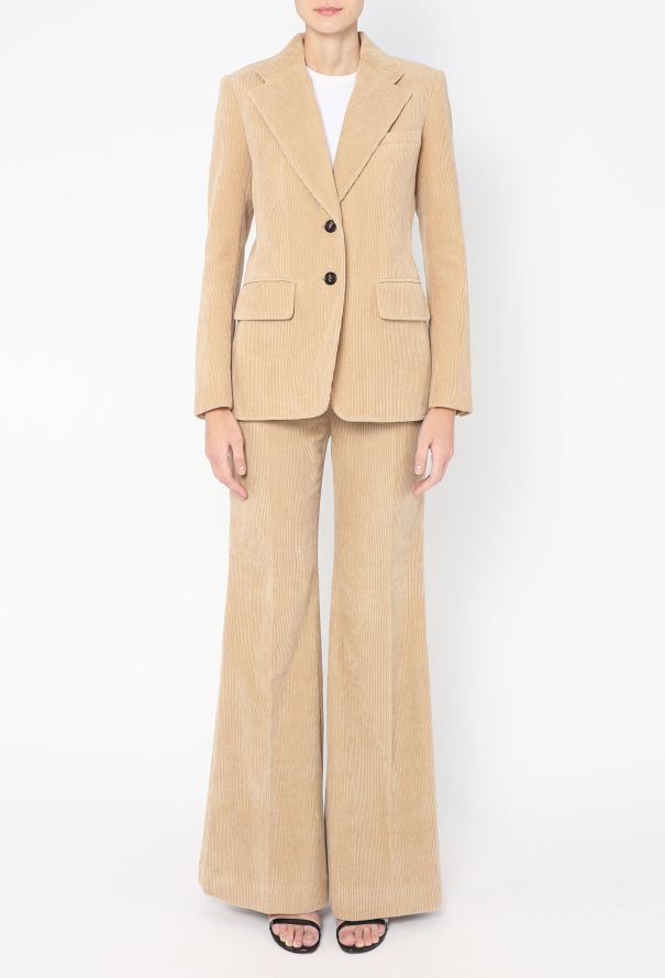 Chloé Tailored Corduroy Suit, Pre-Fall 2023 - 5