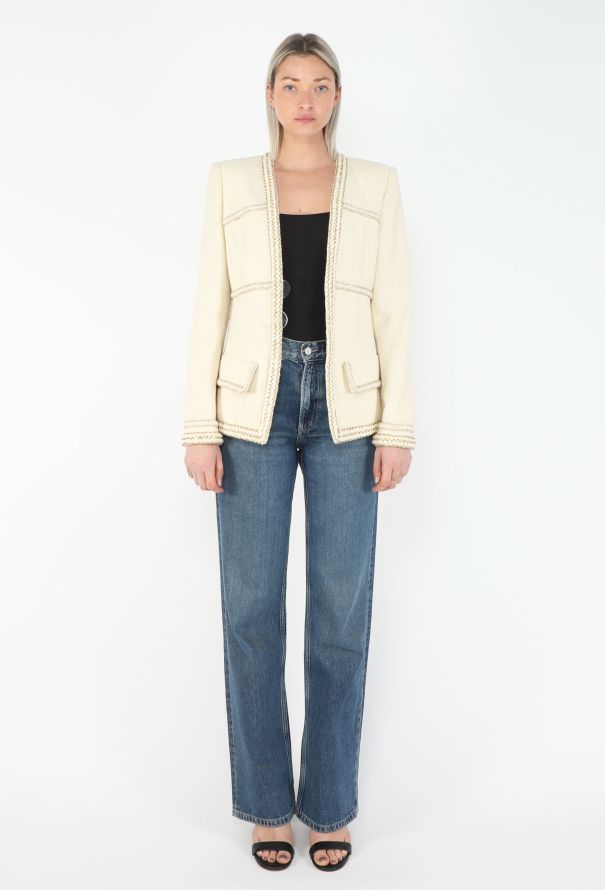 Chanel Pre-Fall 2017 Paris-Cosmopolite Lamé Tweed Jacket - 6