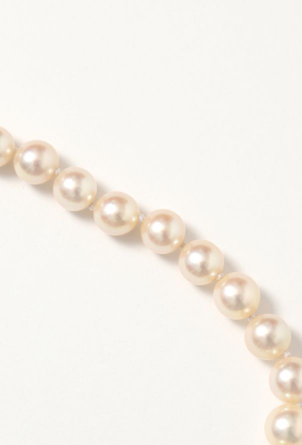 Vintage Fine Jewelry 1980s 18k Yellow Gold & Pearl Necklace - 3