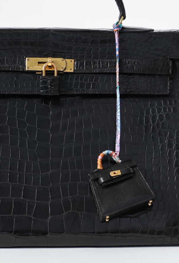 Hermès Lizard Kelly Twilly Bag Charm - 2
