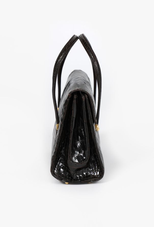 Gucci Vintage Crocodile Leather Bag - 4
