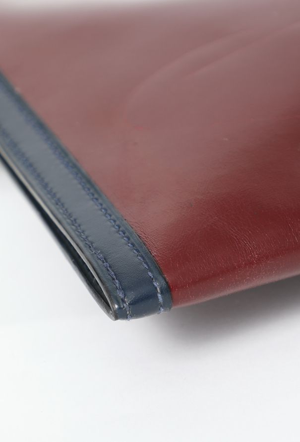 Hermès Vintage Bicolor Box Rio Clutch - 10