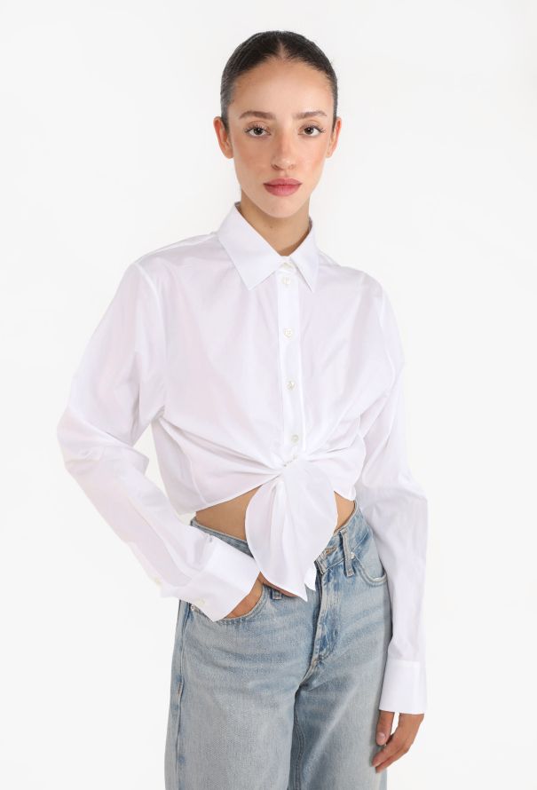 Dior Dioriviera Knotted Poplin Shirt, 2023 - 3
