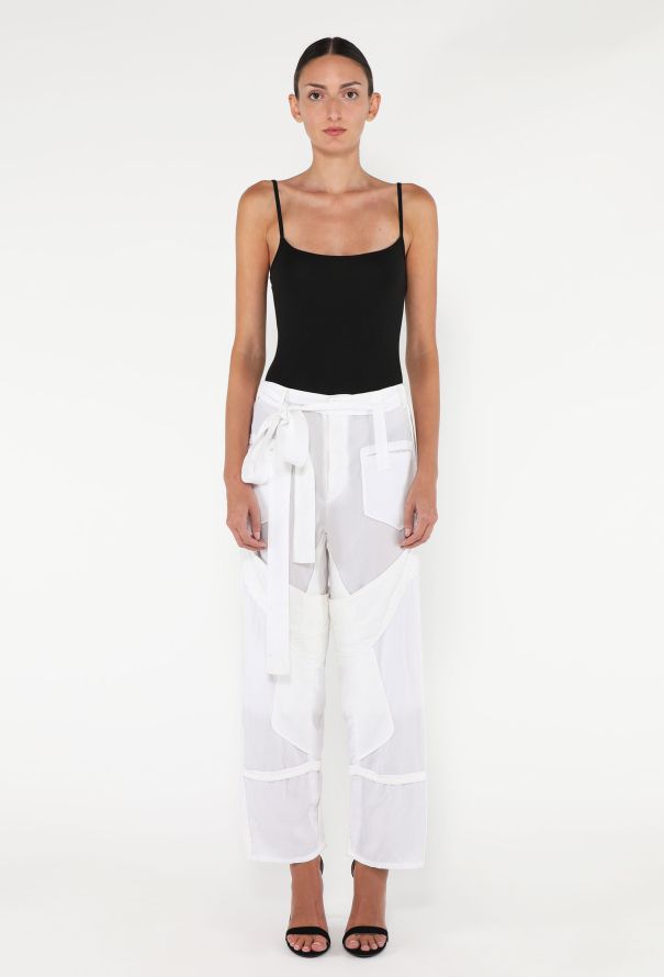 Balenciaga ICONIC S/S 2002 Belted Cargo Pants - 1