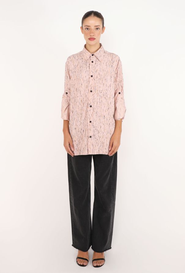 Bottega Veneta Textured Spatter Shirt, S/S 2024 - 4