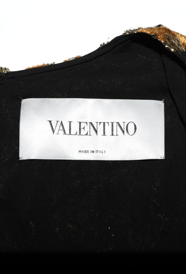 Valentino 2019 Brocade Leopard Chiffon Jumpsuit - 6 Valentino 2019 Brocade Leopard Chiffon Jumpsuit - 6