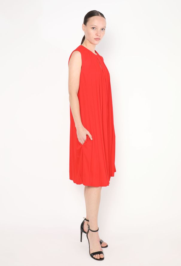 Gucci Pleated Keyhole Dress - 3 Gucci Pleated Keyhole Dress - 3