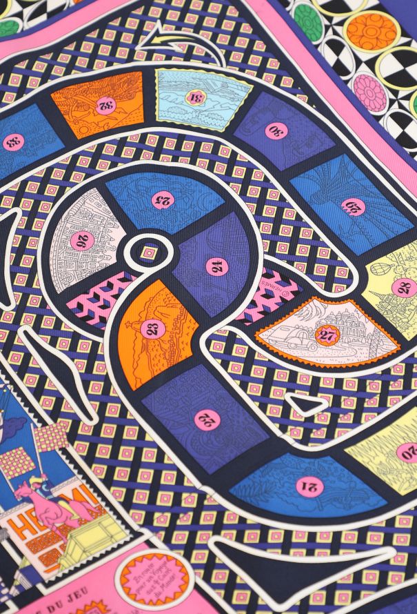 Hermès 2018 'Le Tour Du Monde en 63 Cases' 90cm Carré - 6 Hermès 2018 'Le Tour Du Monde en 63 Cases' 90cm Carré - 6