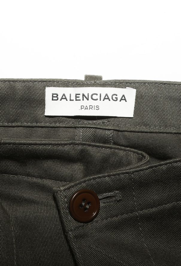 Balenciaga 2016 Patchwork Belted Cargo Pants - 5