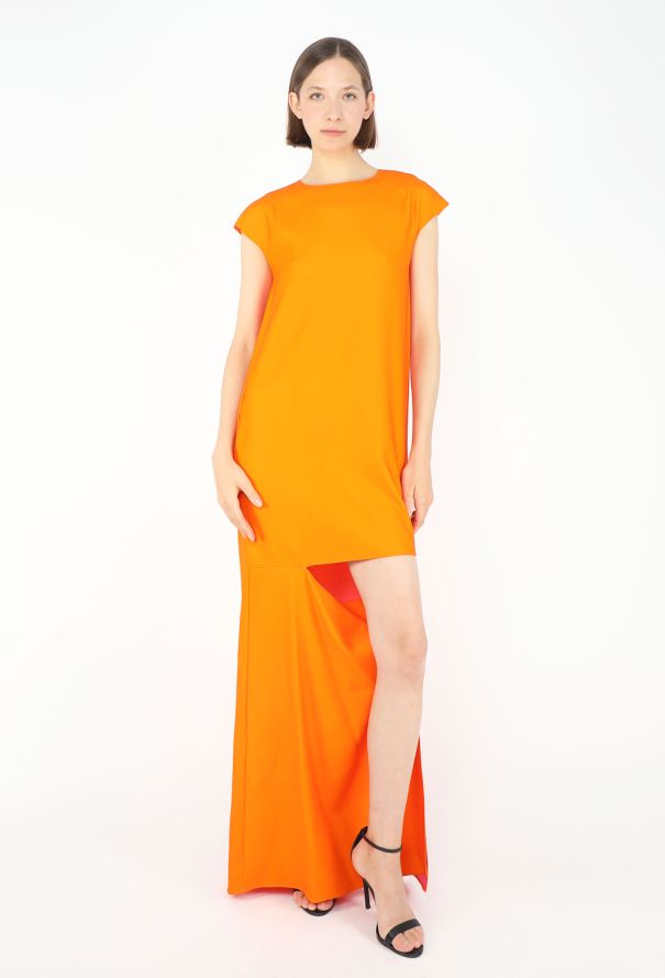 Dior 2014 Charmeuse Train Dress - 2