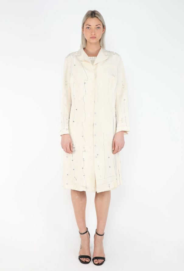 Prada S/S 2006 Embellished Coat & Dress Ensemble - 1