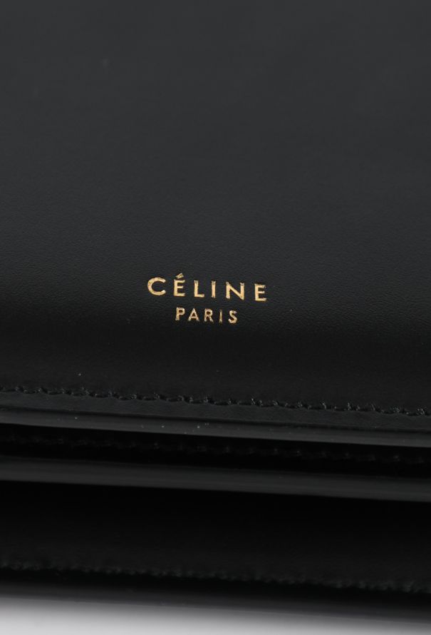Céline S/S 2017 Black Medium Clasp Bag - 12