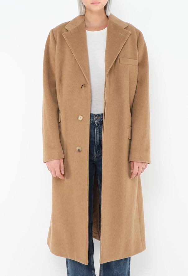 Ralph Lauren Tailored Camel Wool Coat - 3
