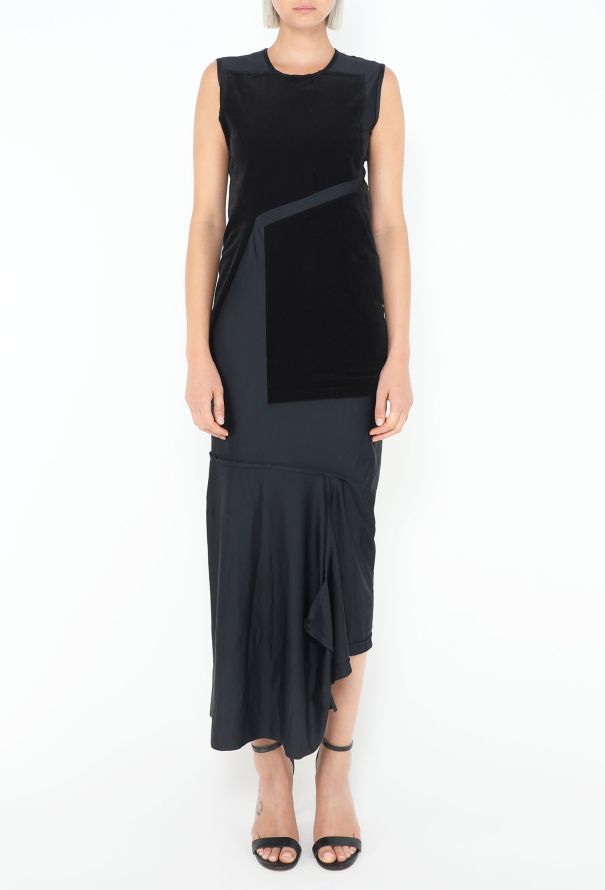 Comme des Garçons Velvet Patchwork Dress - 2