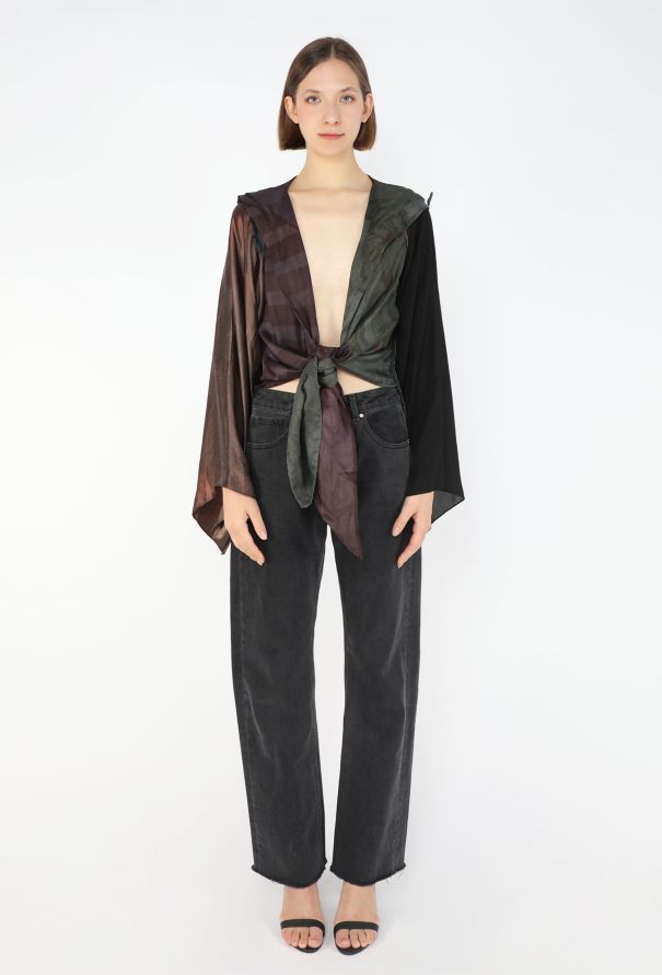Maison Margiela Artisanal Upycled Foulard Top, S/S 1992 - 2