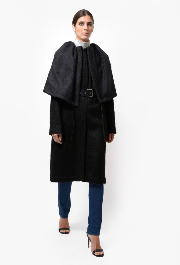 Céline COLLECTOR F/W 2016 Belted Mohair Coat - 3