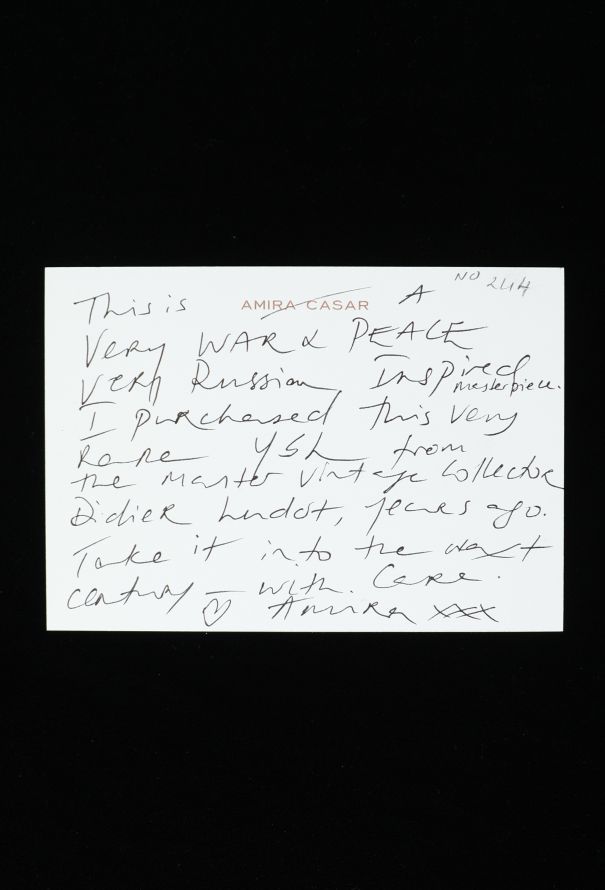 Saint Laurent COLLECTOR Fall 1974 Velvet Passementerie Coat - 8