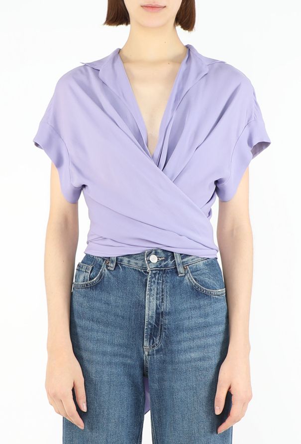 Hermès Chiffon Open-Back Tie Blouse - 3