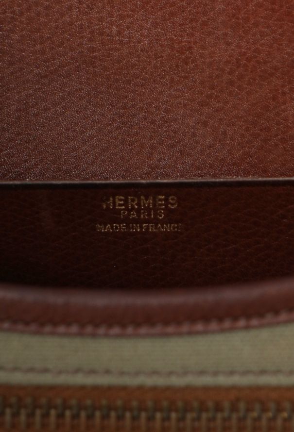 Hermès '70s Toile &  Courchevel Balle De Golf - 12