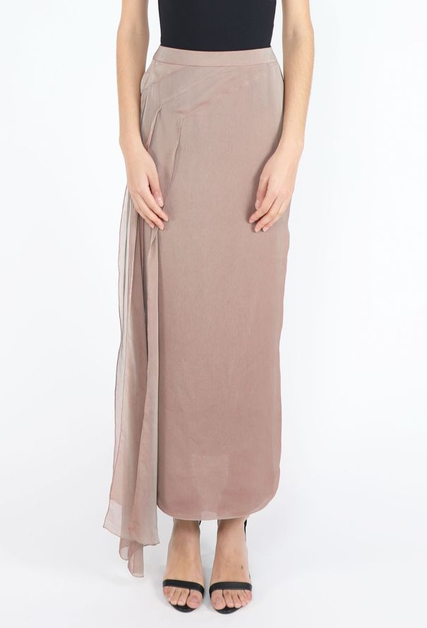 Chanel CAMPAIGN 1999 Iridescent Georgette Skirt - 4