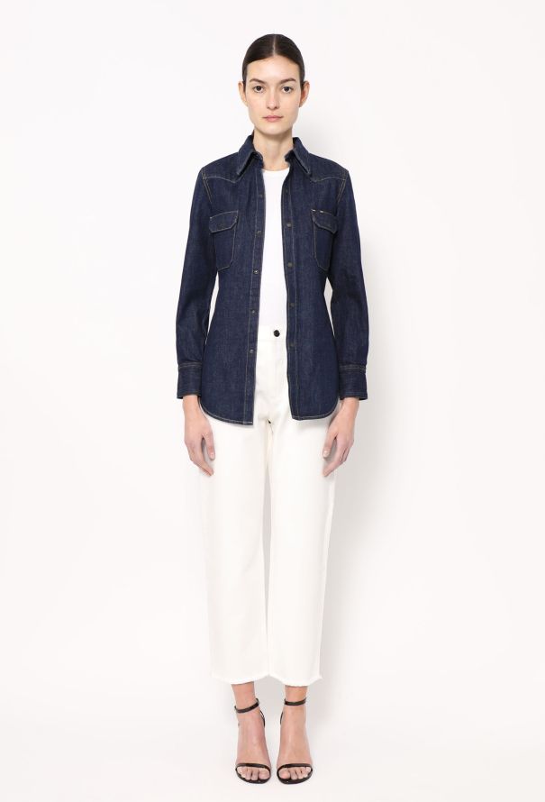 Calvin Klein Raw Denim Shirt, F/W 2017 - 4
